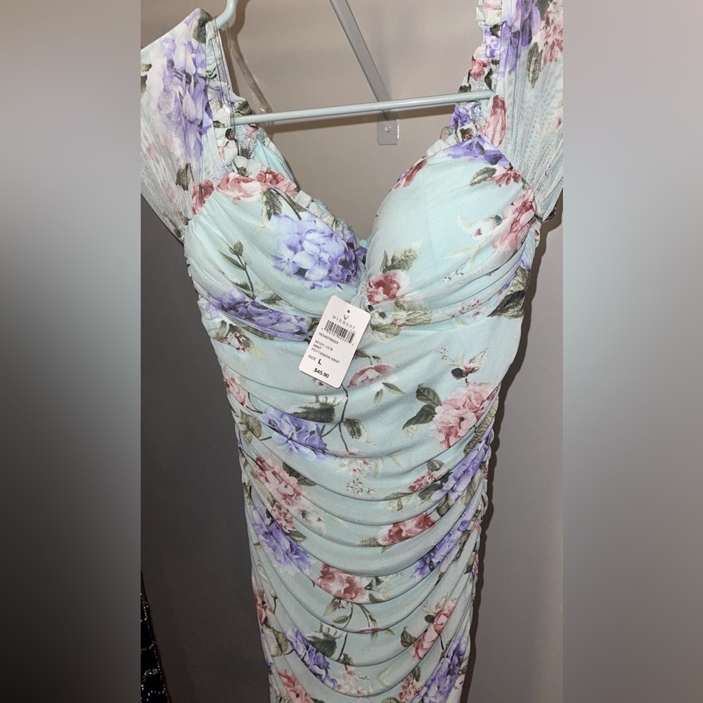 Floral mini dress